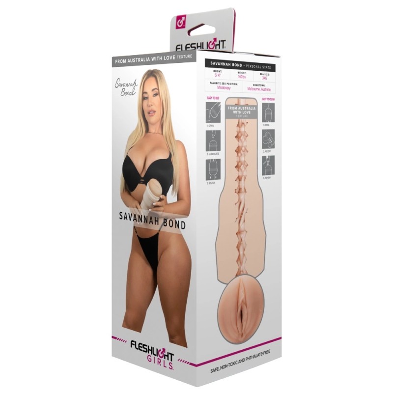 Fleshlight - Masturbator Realistyczna Cipka Savannah Bond